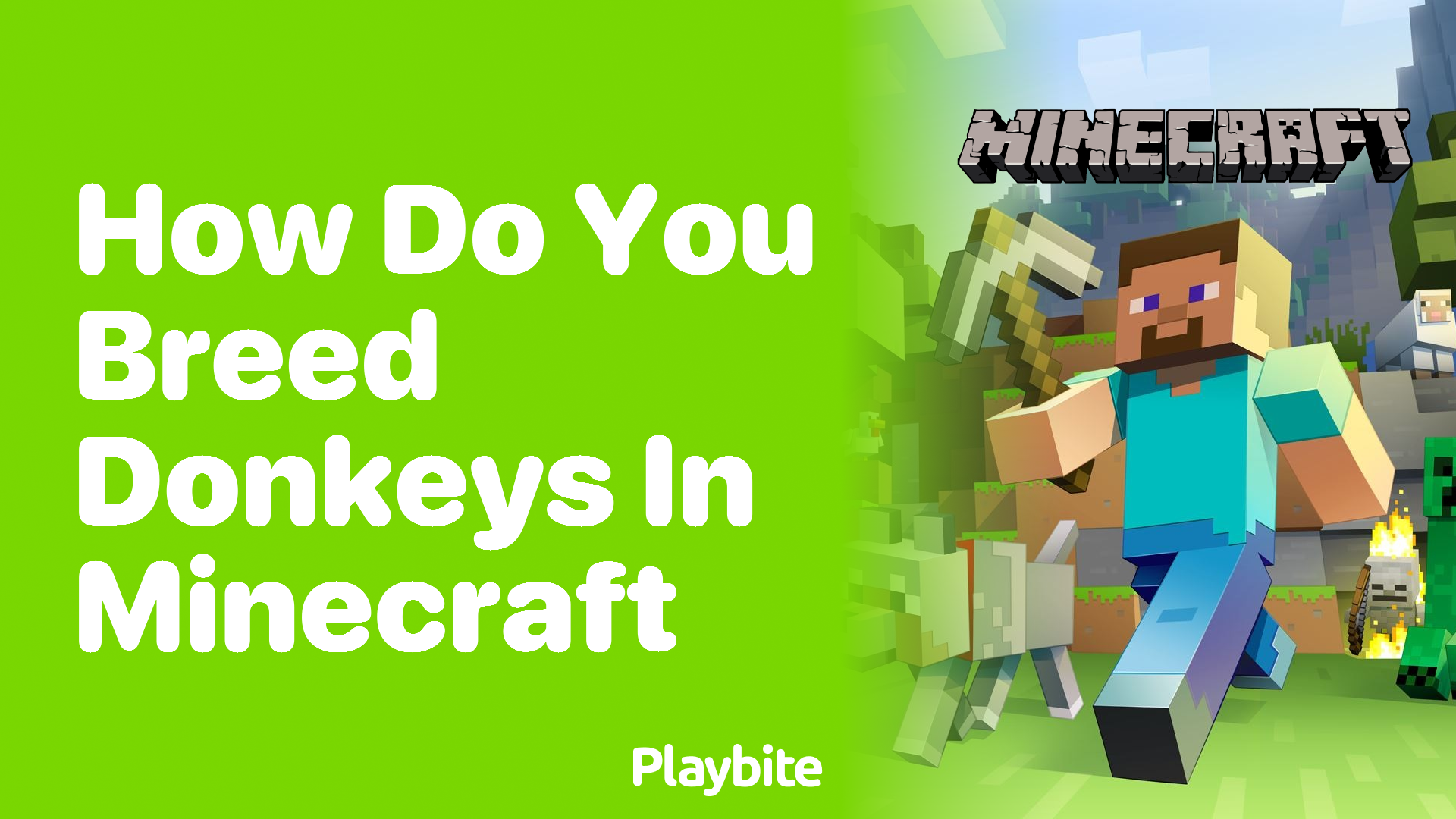 How do You Breed Donkeys in Minecraft?