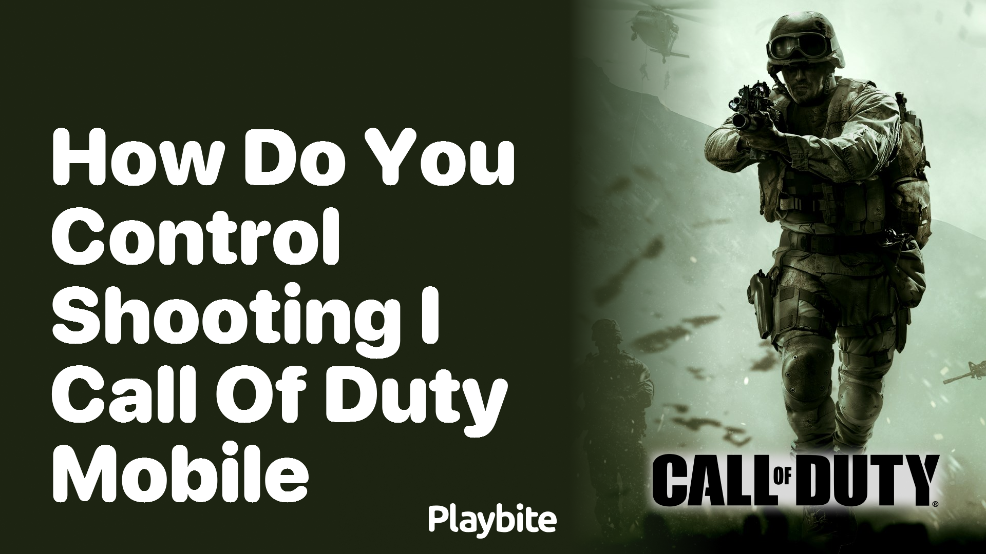 How Do You Control Shooting in Call of Duty Mobile?