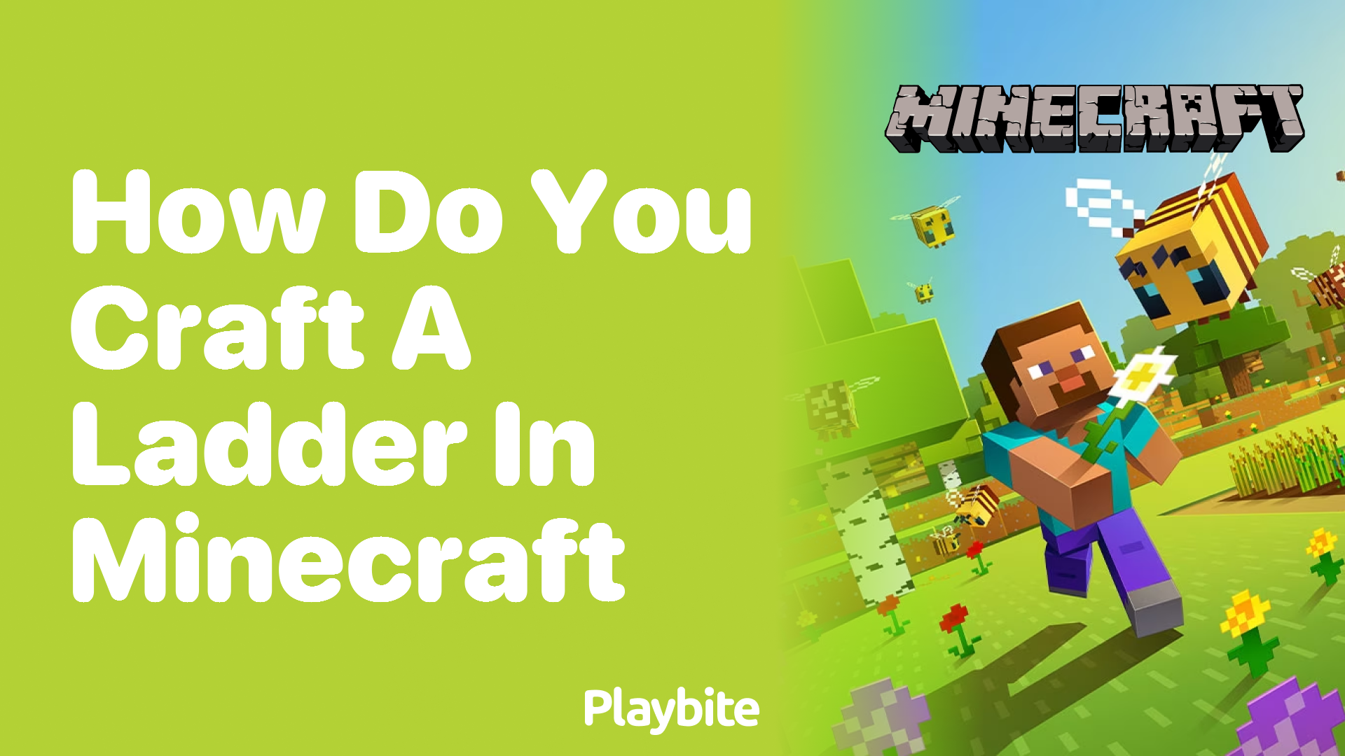 How Do You Craft a Ladder in Minecraft?