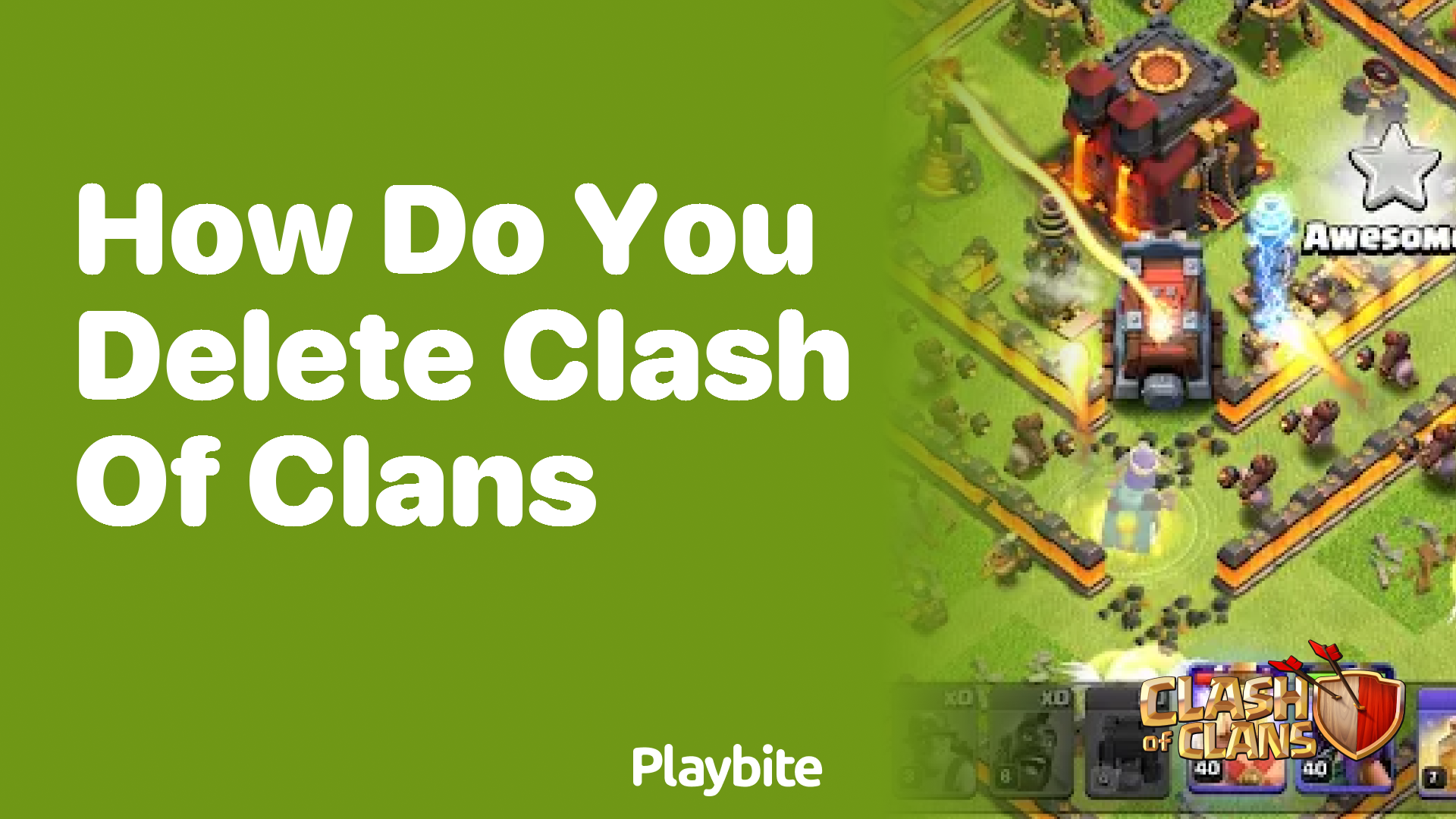 How Do You Delete Clash of Clans?