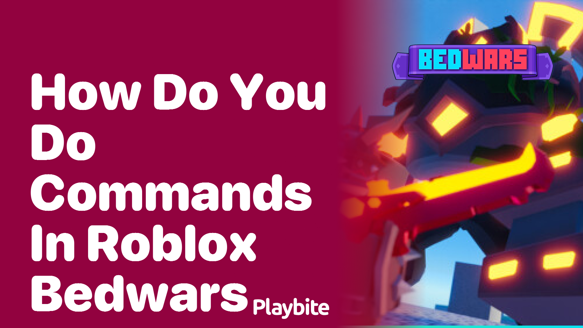 How do you do commands in Roblox Bedwars?