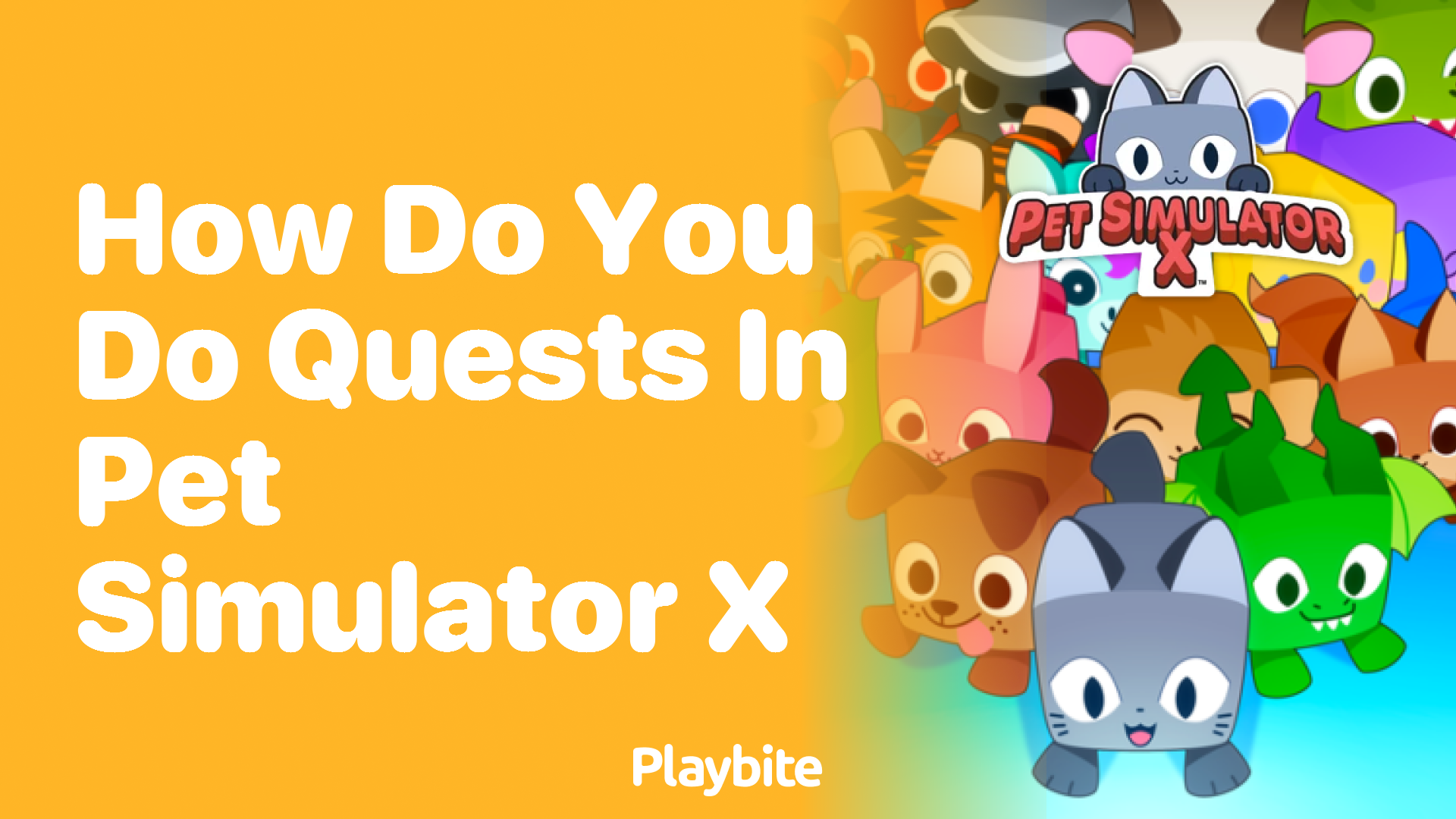 How do you do quests in Pet Simulator X?