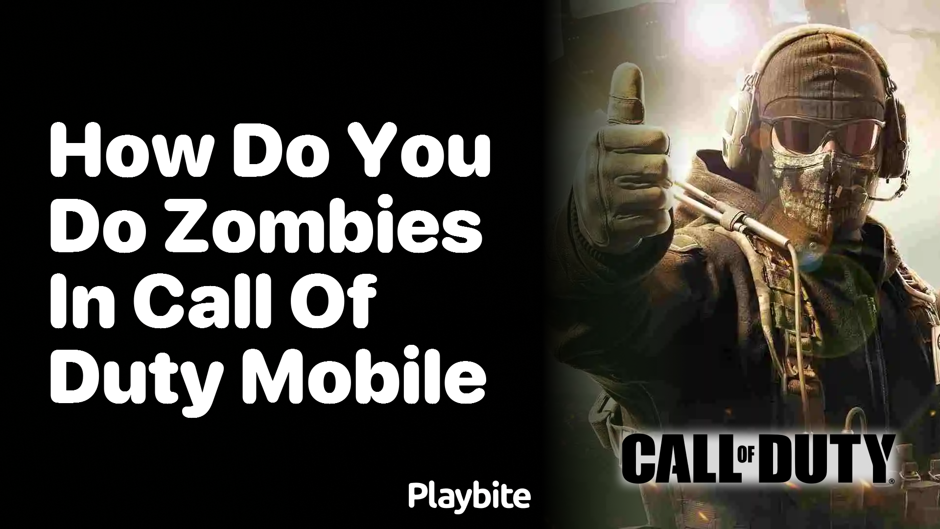 How Do You Do Zombies in Call of Duty Mobile?