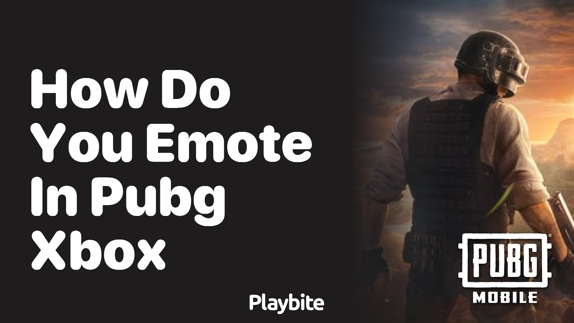 How Do You Emote in PUBG on Xbox?