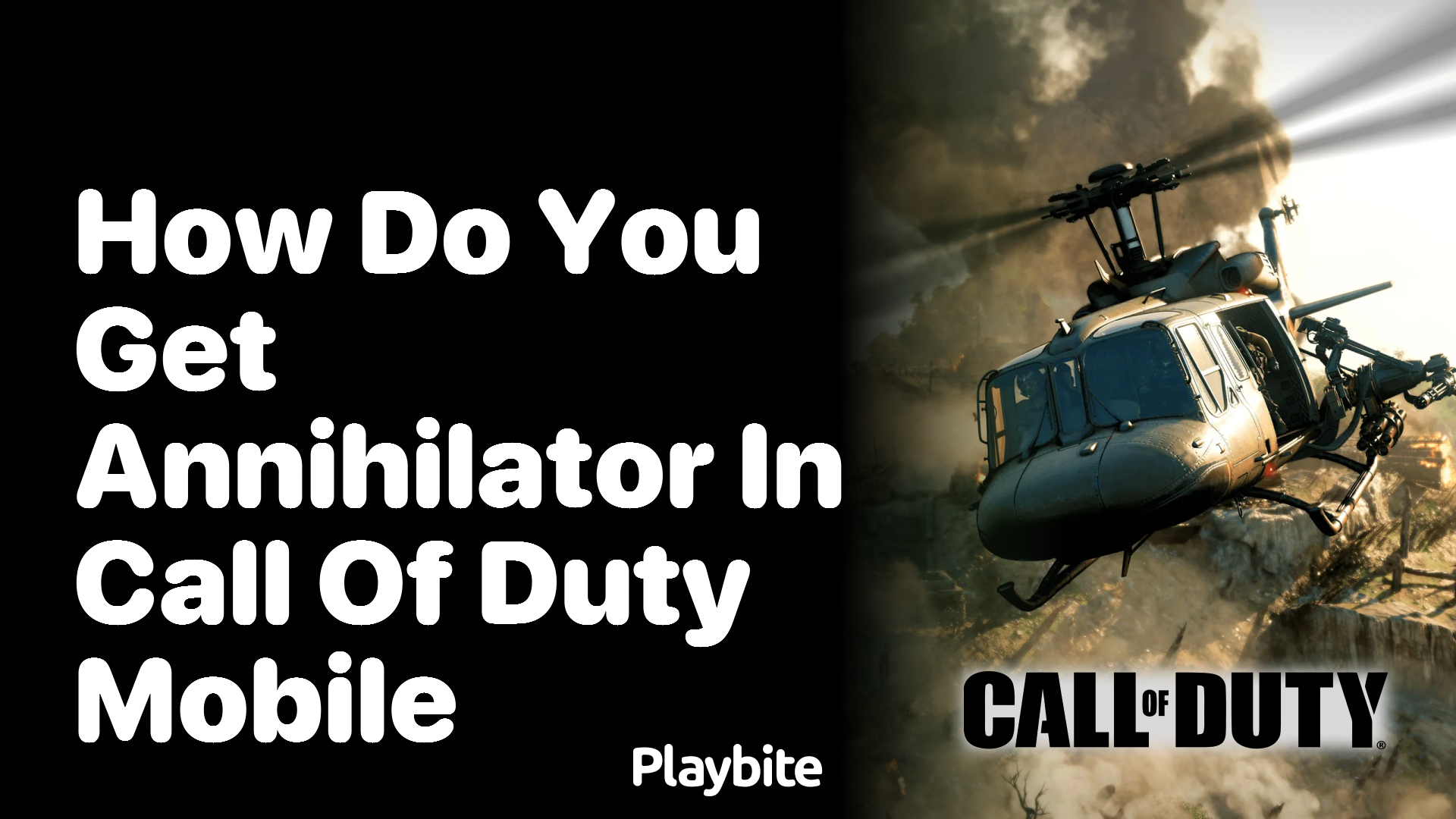 How Do You Get the Annihilator in Call of Duty Mobile?