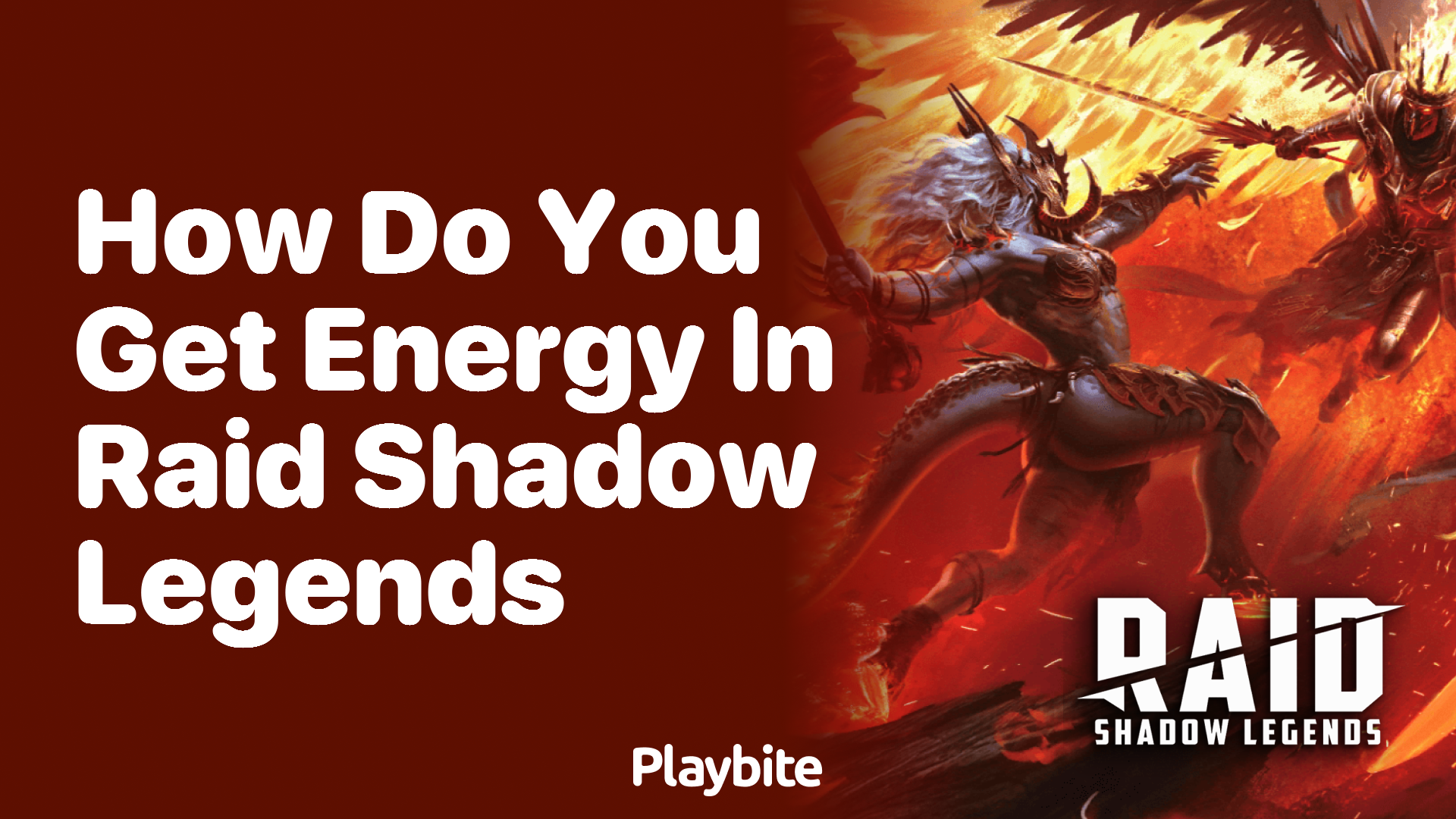 How Do You Get Energy in Raid Shadow Legends?