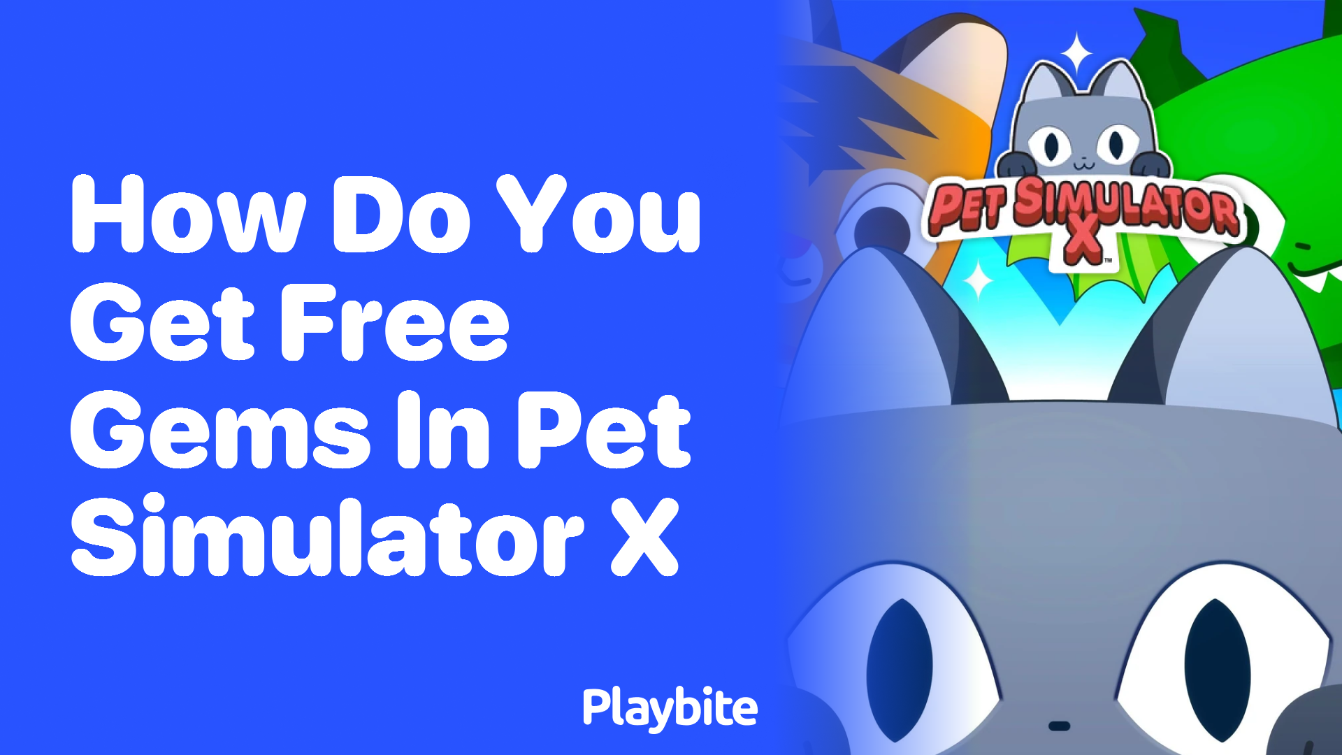 How do you get free gems in Pet Simulator X?