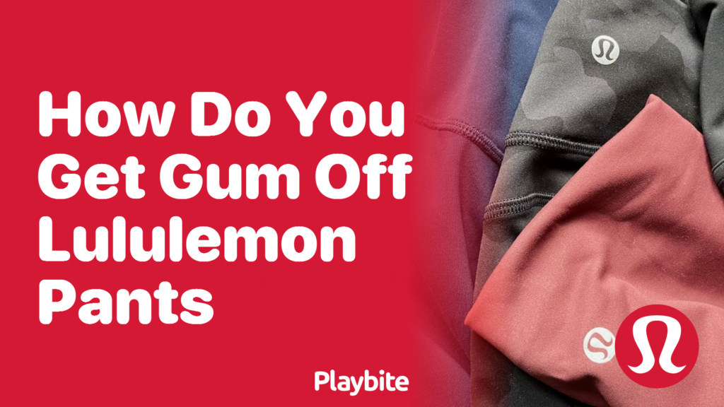 Gum Has Met Its Match | Goo Gone