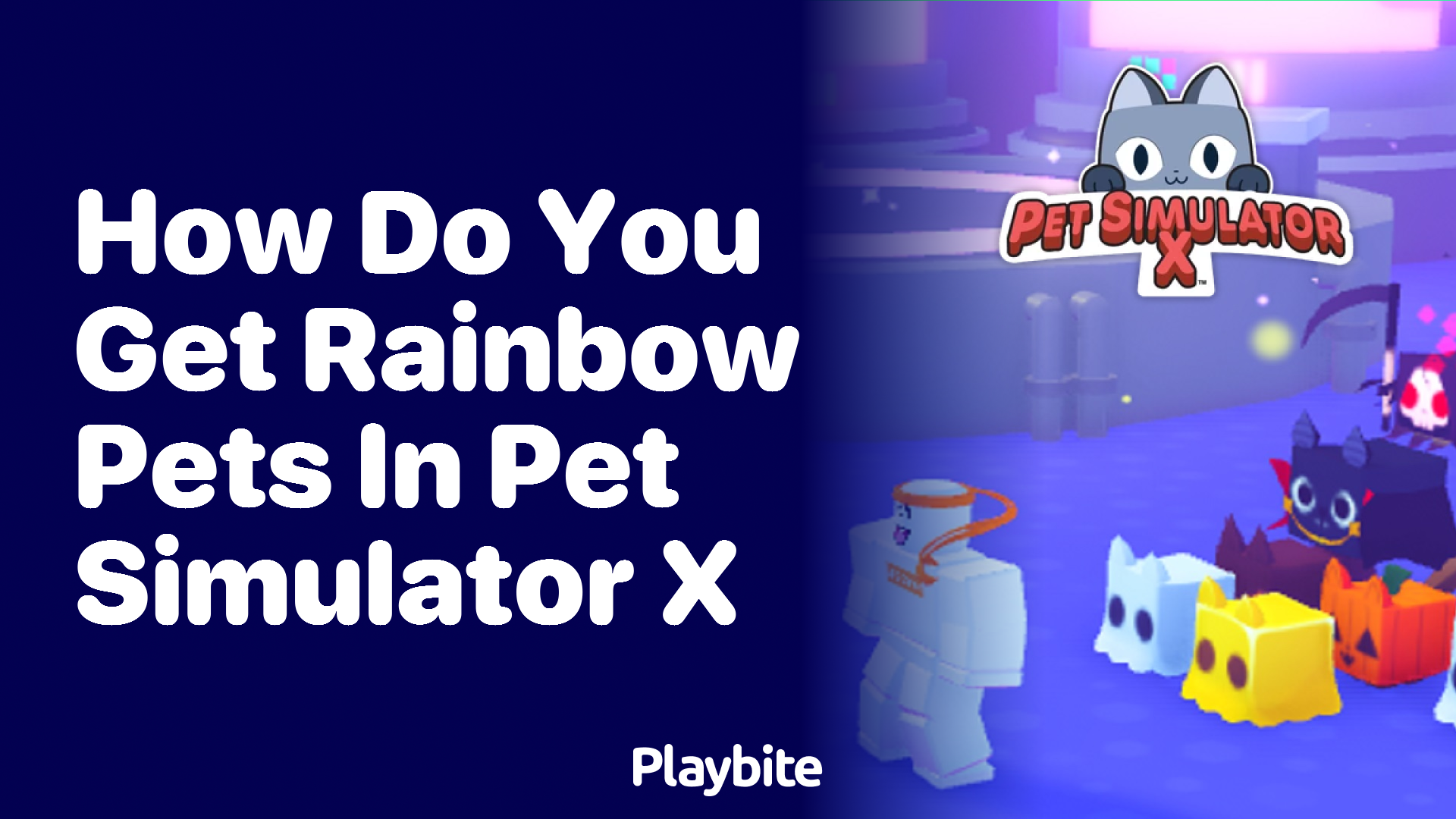 How do you get rainbow pets in Pet Simulator X?