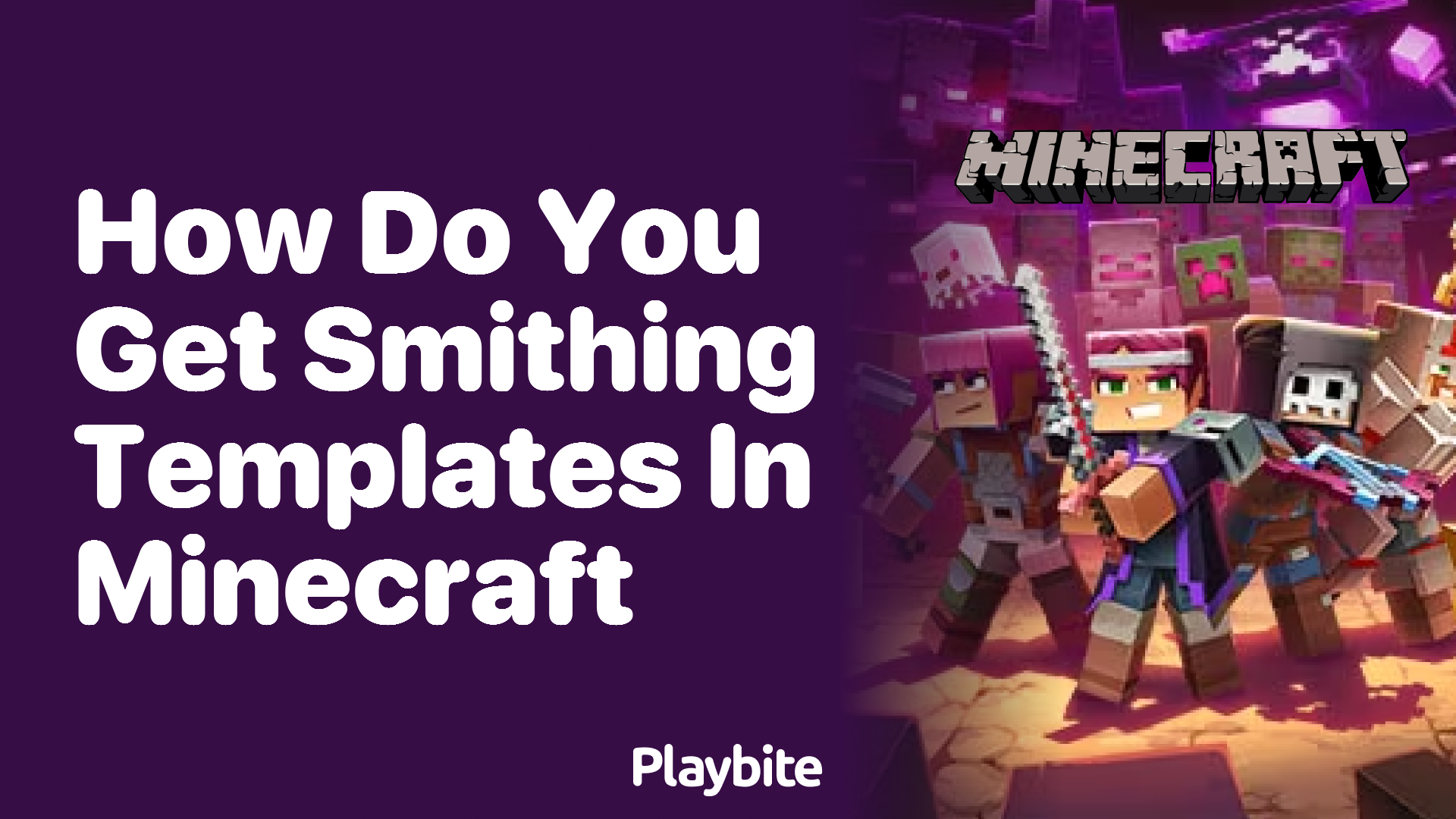 Minecraft: Every Smithing Template