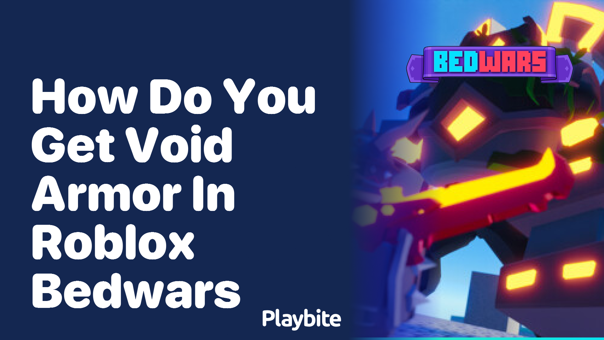 How do you get void armor in Roblox Bedwars?