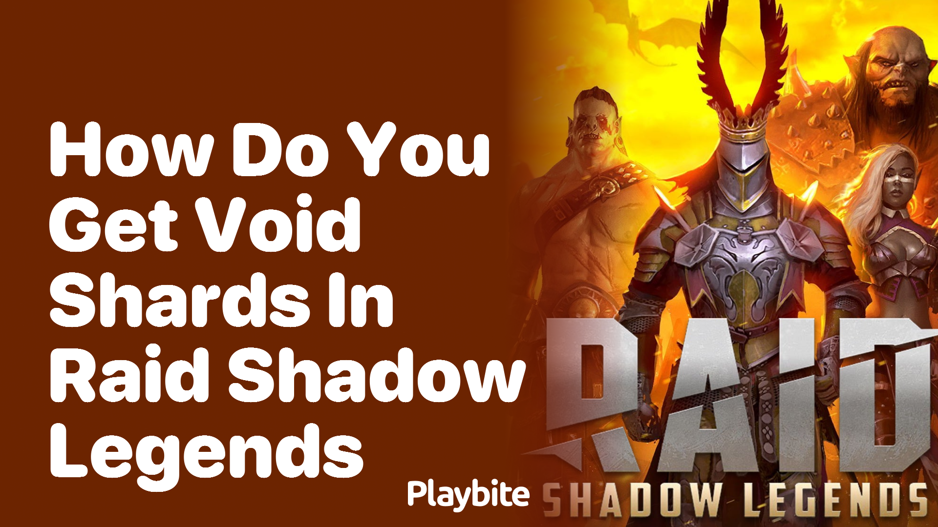 How Do You Get Void Shards in Raid Shadow Legends?