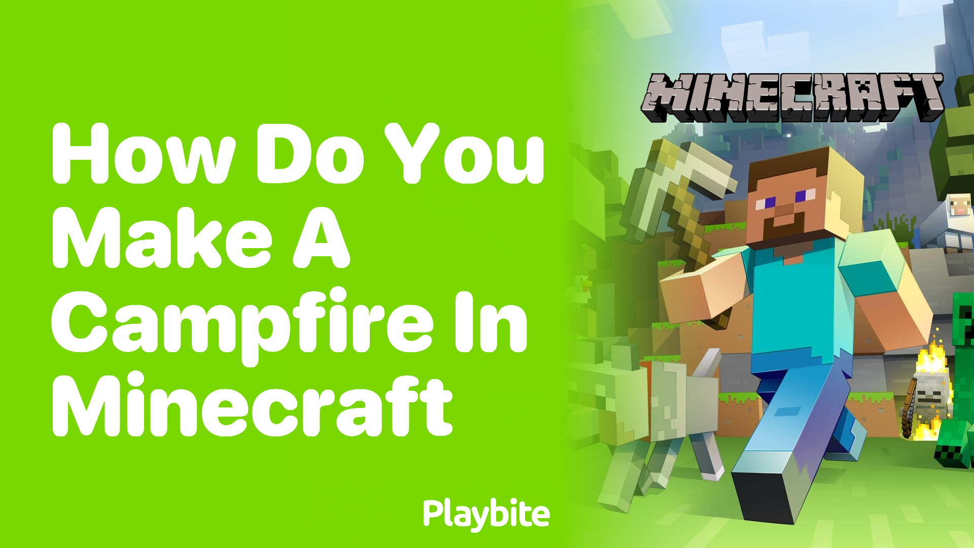 How Do You Make a Campfire in Minecraft?