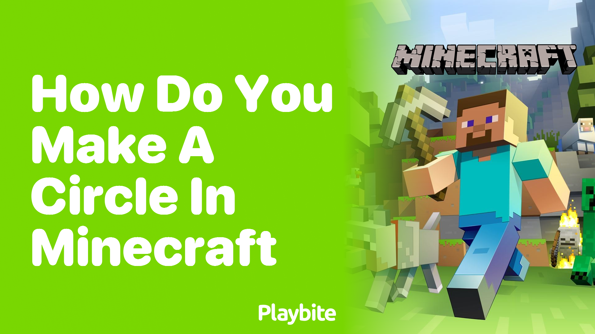 How Do You Make a Circle in Minecraft?