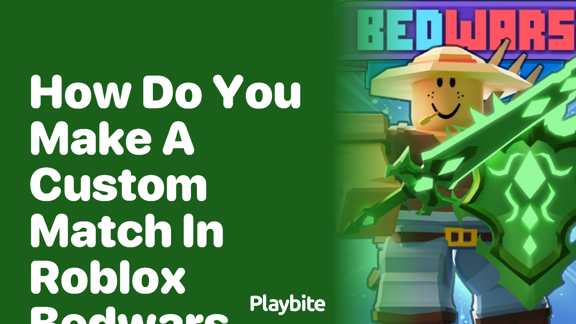 How to Make a Custom Match in Roblox Bedwars