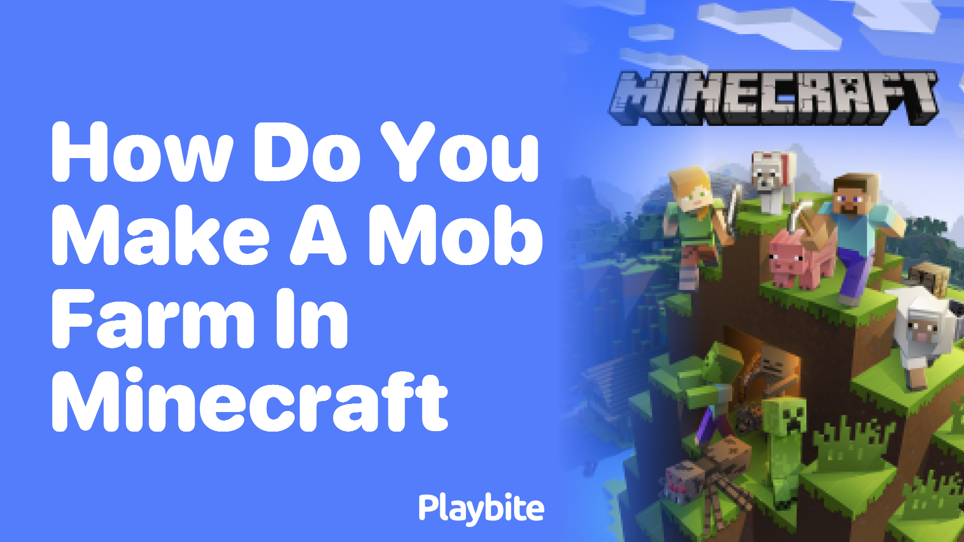 How Do You Make a Mob Farm in Minecraft?