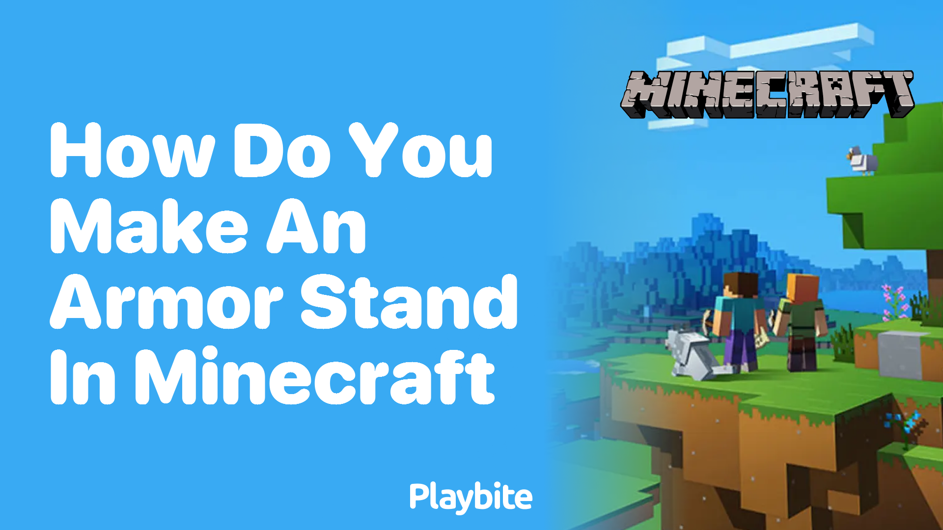 How Do You Make an Armor Stand in Minecraft?