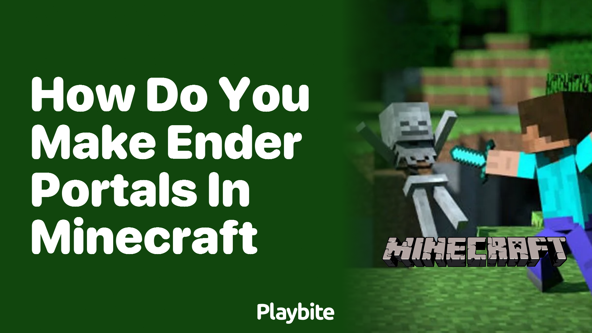 How Do You Make Ender Portals in Minecraft?