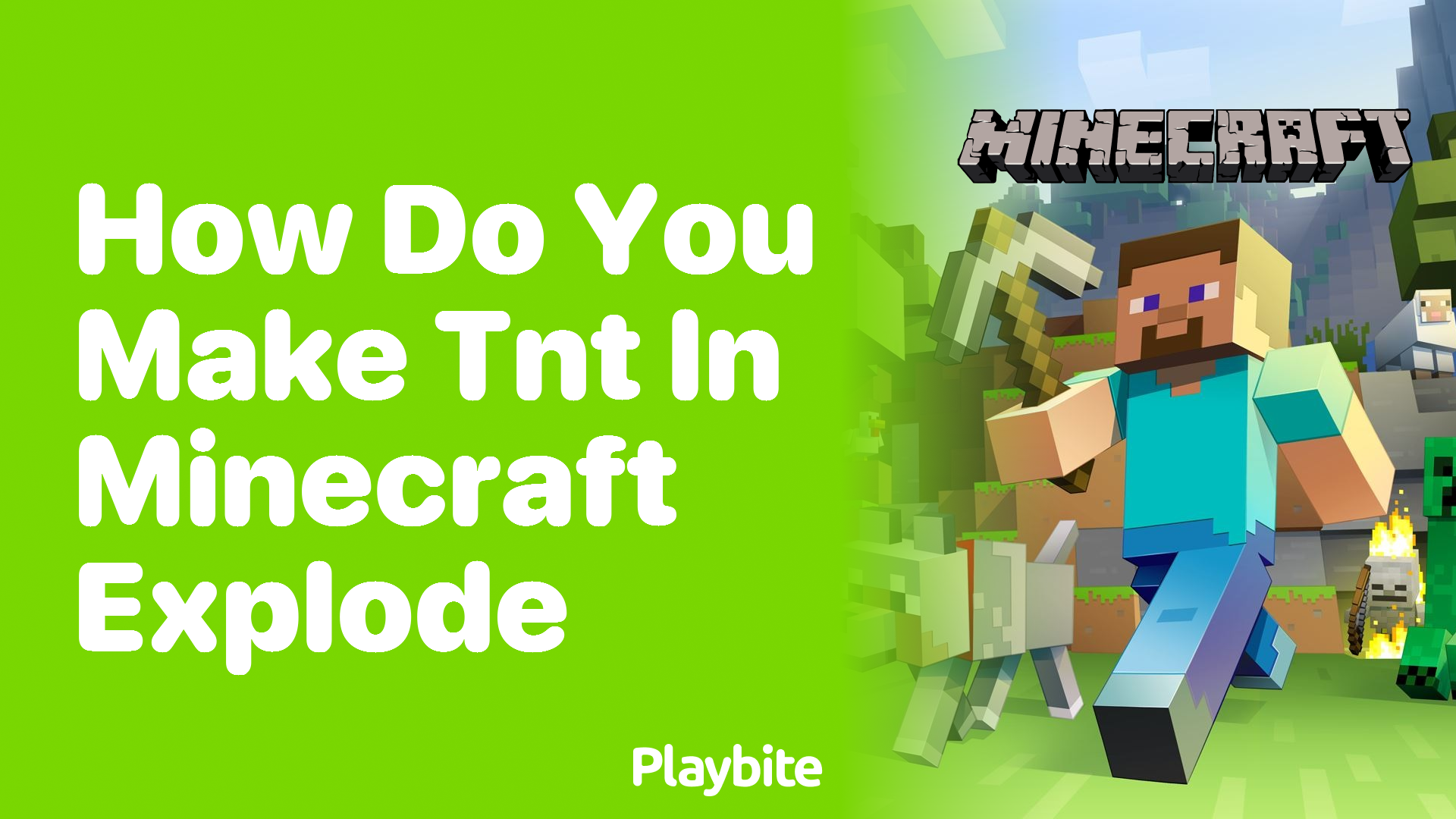 How Do You Make TNT in Minecraft Explode? - Playbite