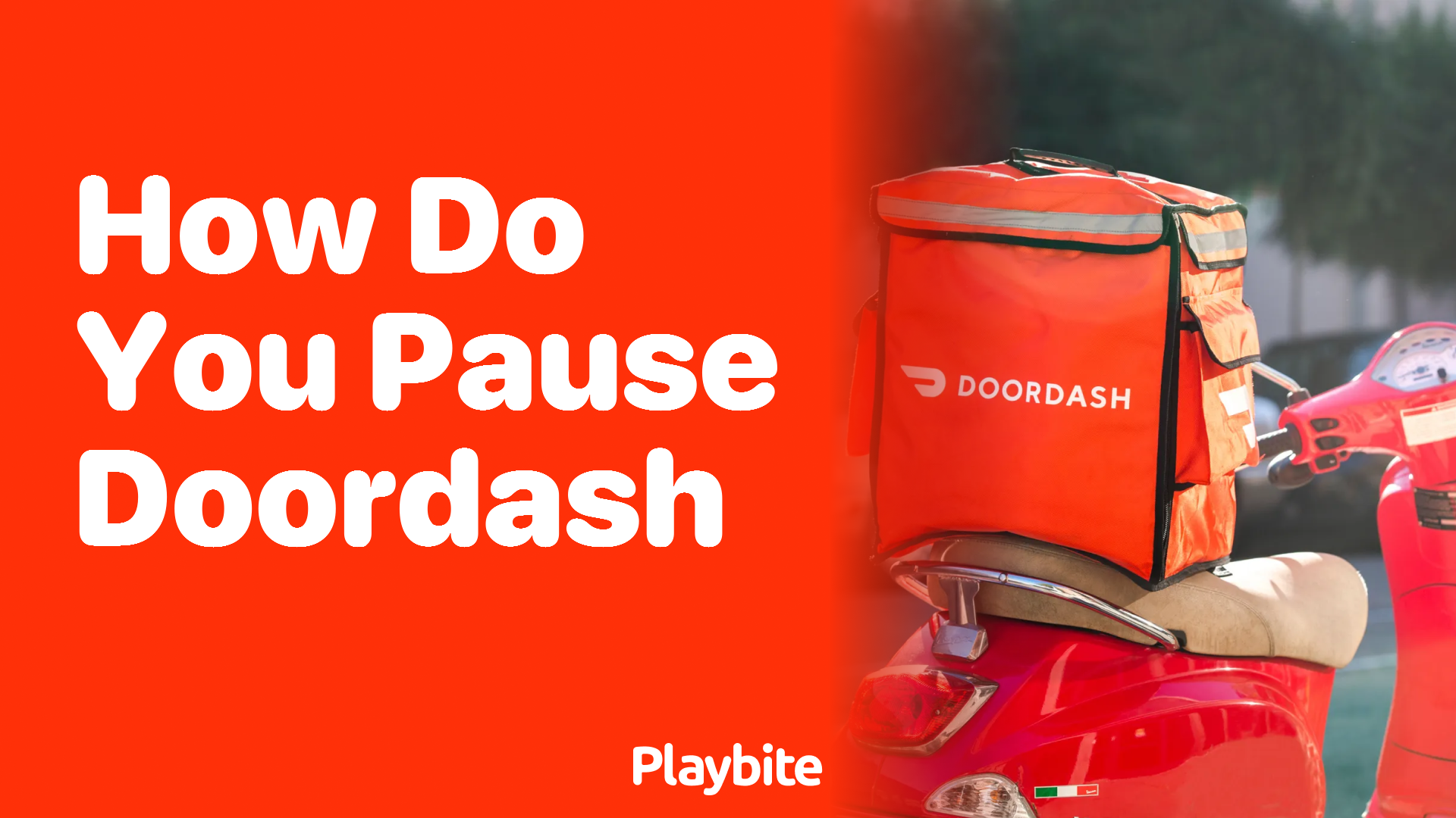 How Do You Pause DoorDash?