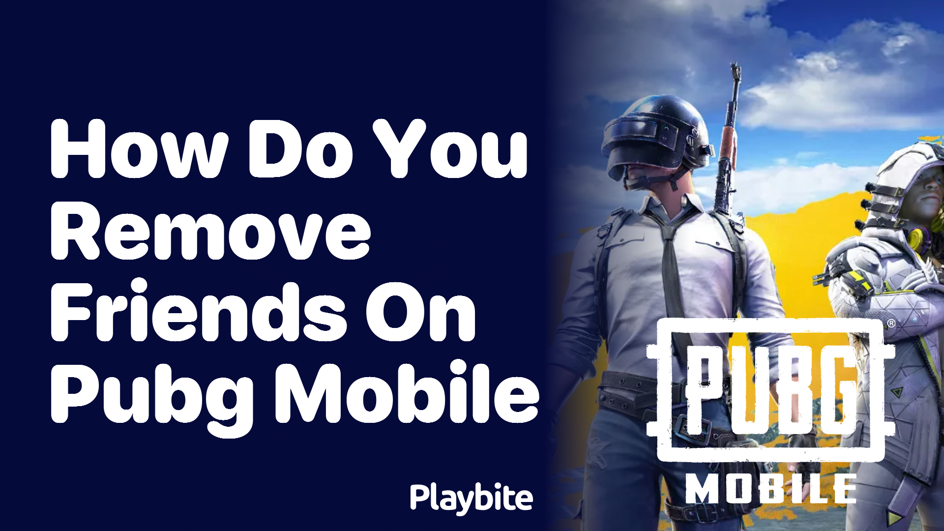 How Do You Remove Friends on PUBG Mobile?