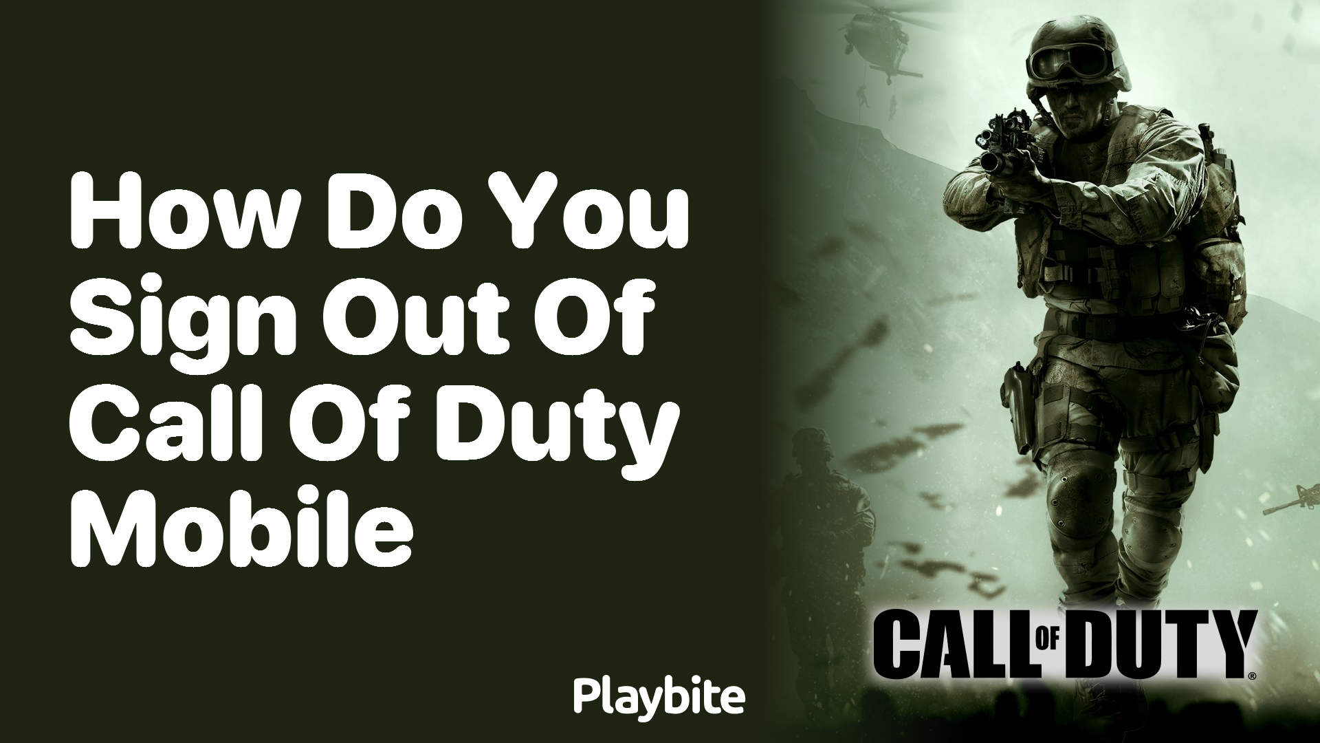 How Do You Sign Out of Call of Duty Mobile?