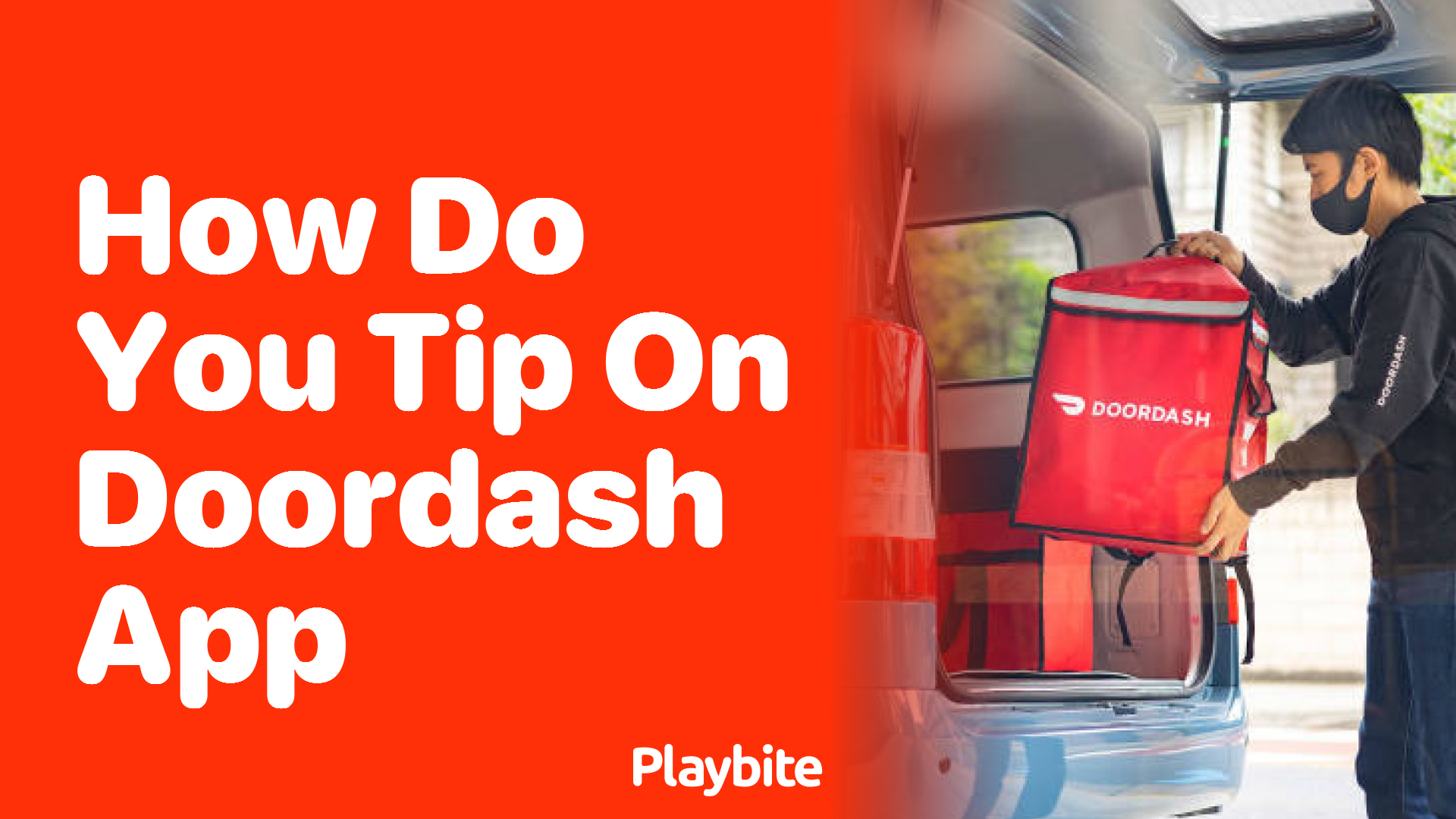 How do you tip on the DoorDash app?