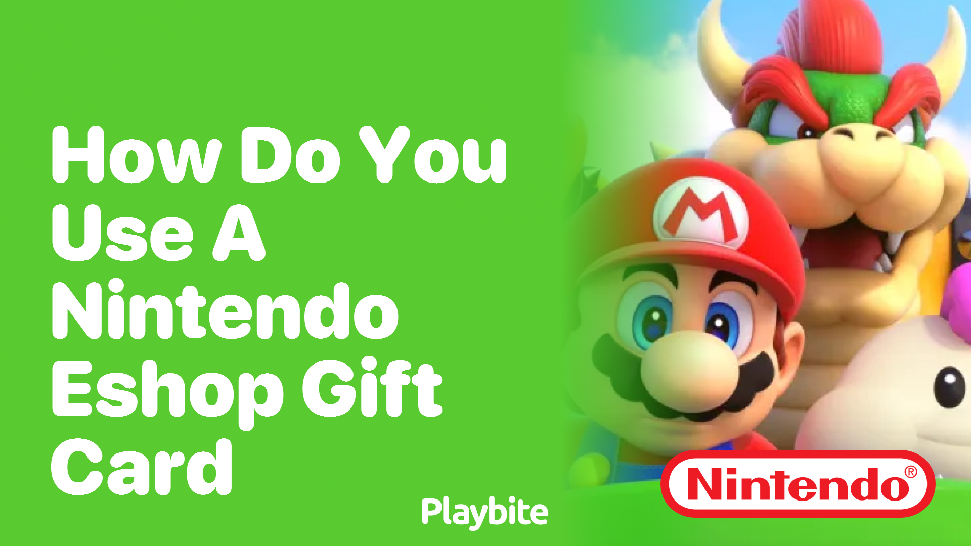 How do you use a Nintendo eShop Gift Card?