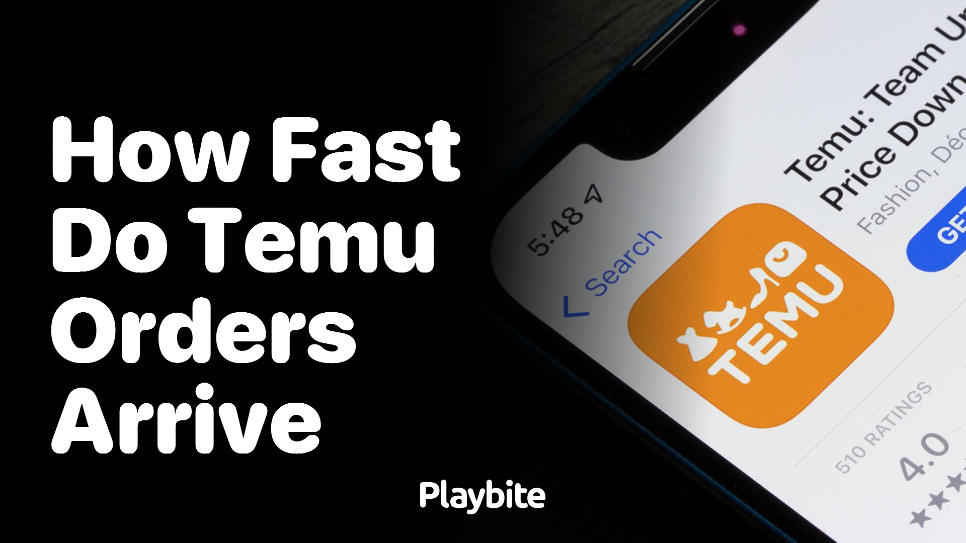 How Fast Do Temu Orders Arrive?