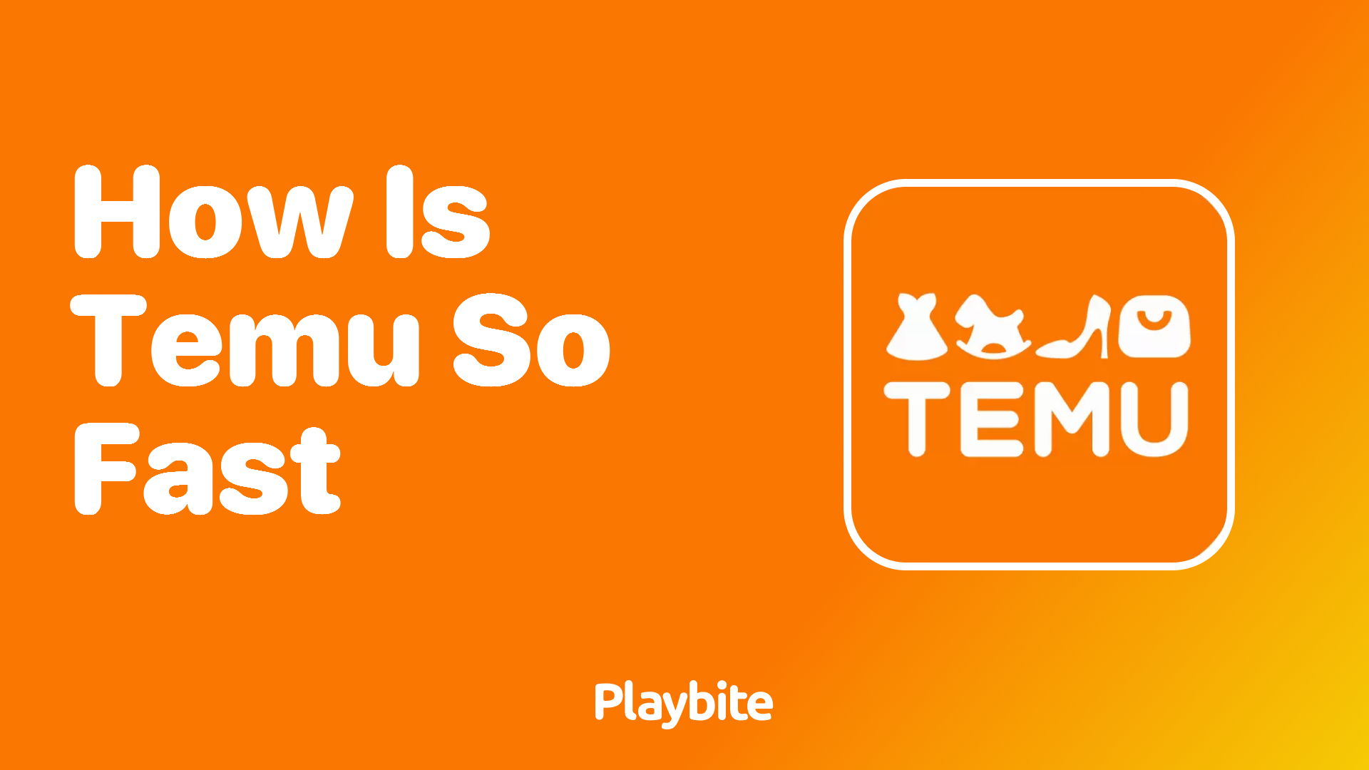 How is Temu So Fast at Delivering Amazing Deals?