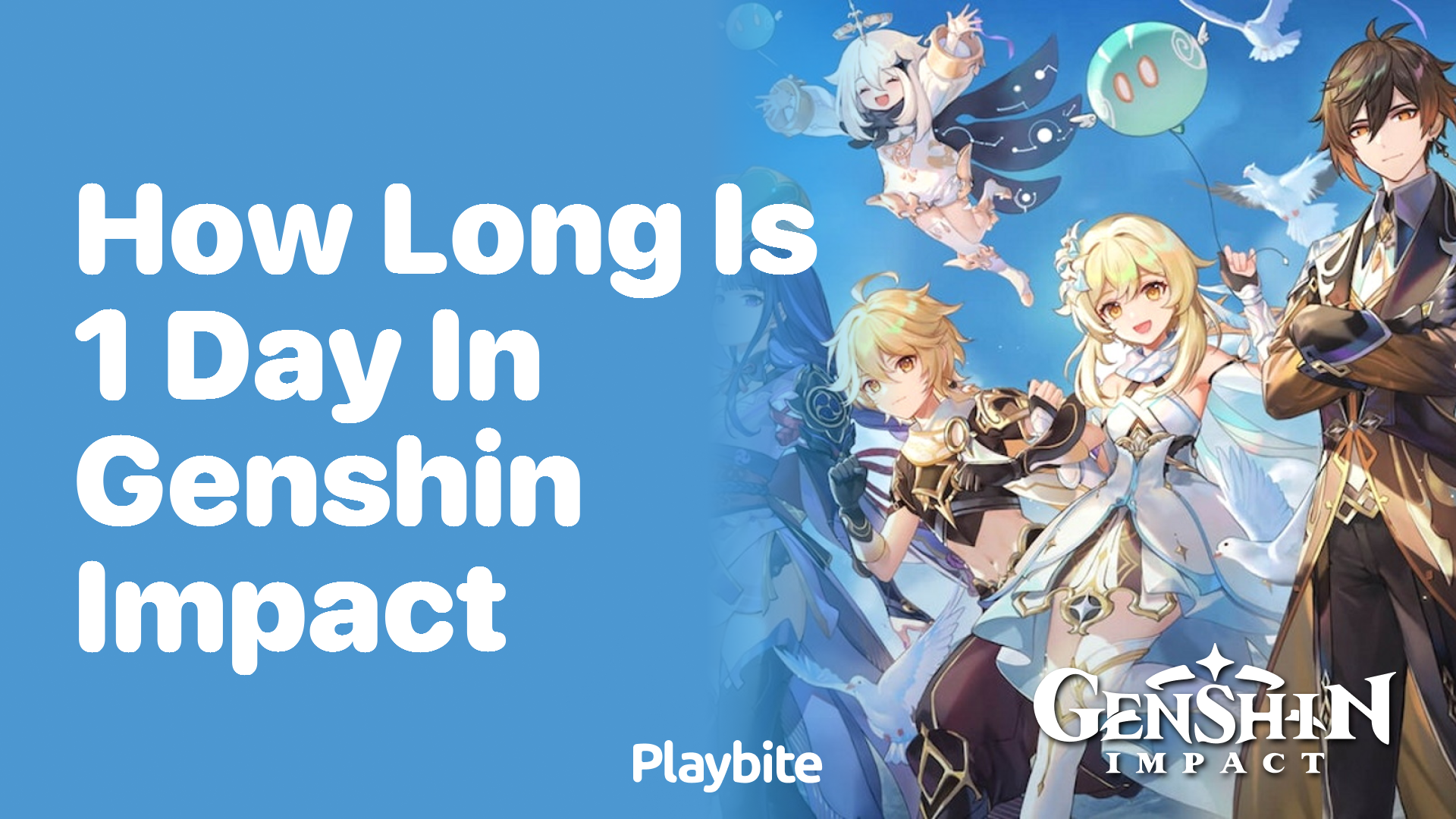 How long is 1 day in Genshin Impact?