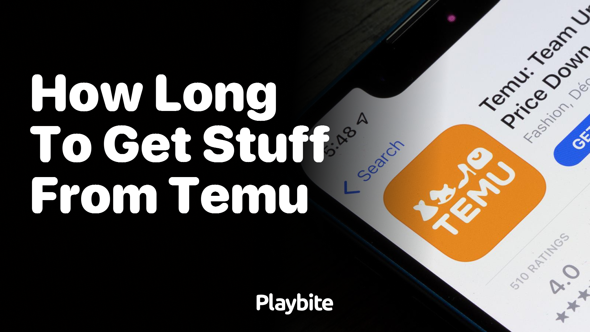 How Long Does It Take to Get Stuff from Temu?