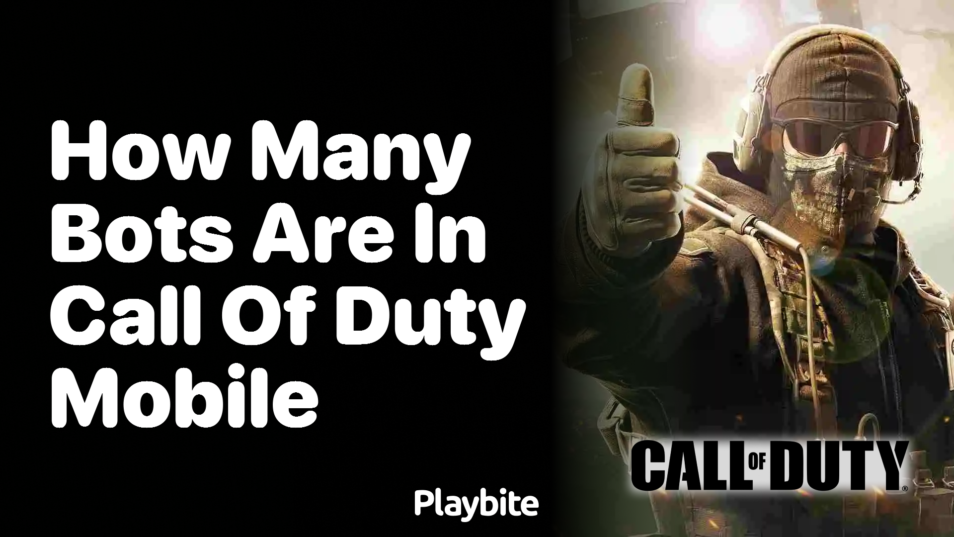 How Many Bots Are in Call of Duty Mobile?