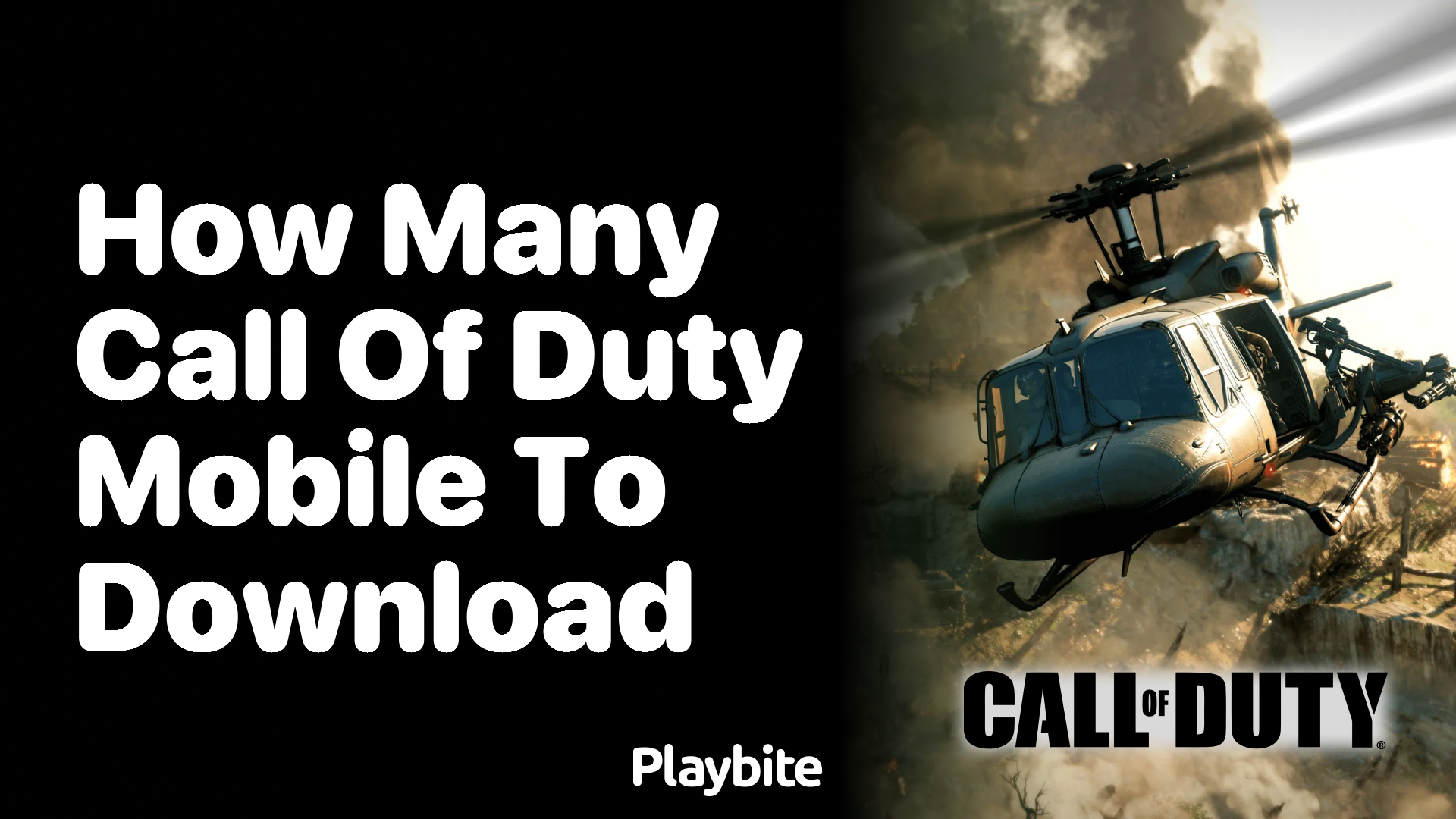 How Many Call of Duty Mobile to Download?