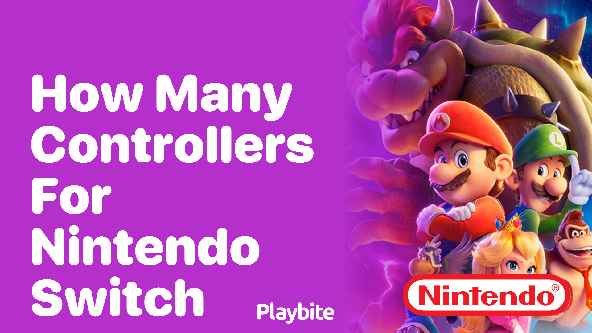 How many controllers do i need for nintendo shop switch