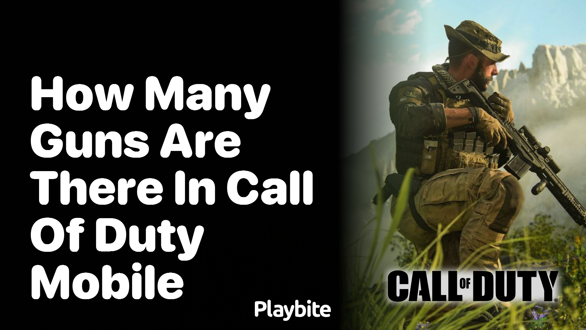 How Many Guns Are in Call of Duty Mobile?