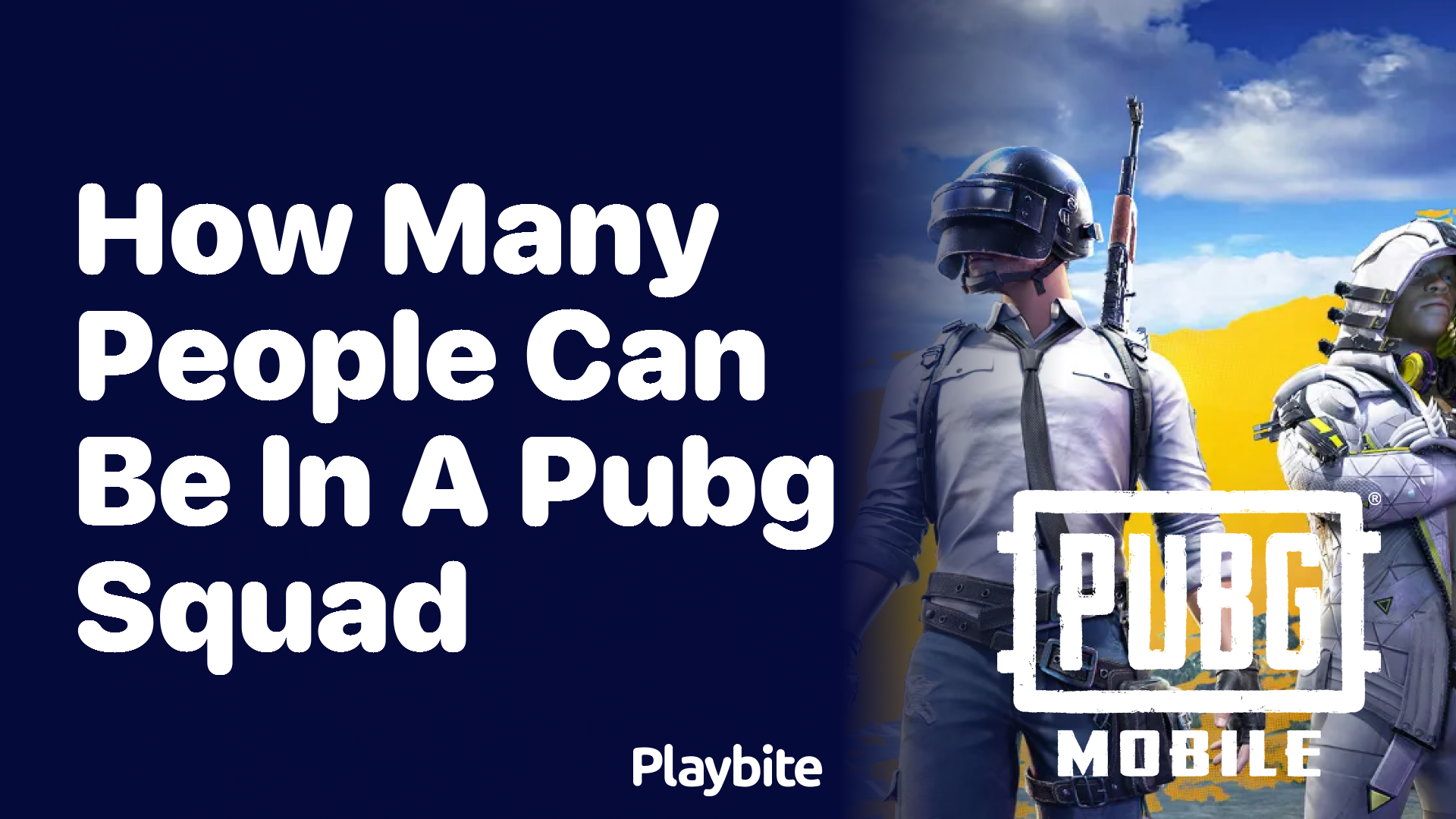 How Many People Can Be in a PUBG Squad?