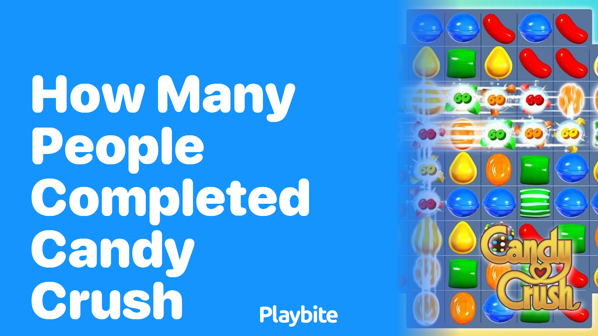 How Many People Have Completed Candy Crush?