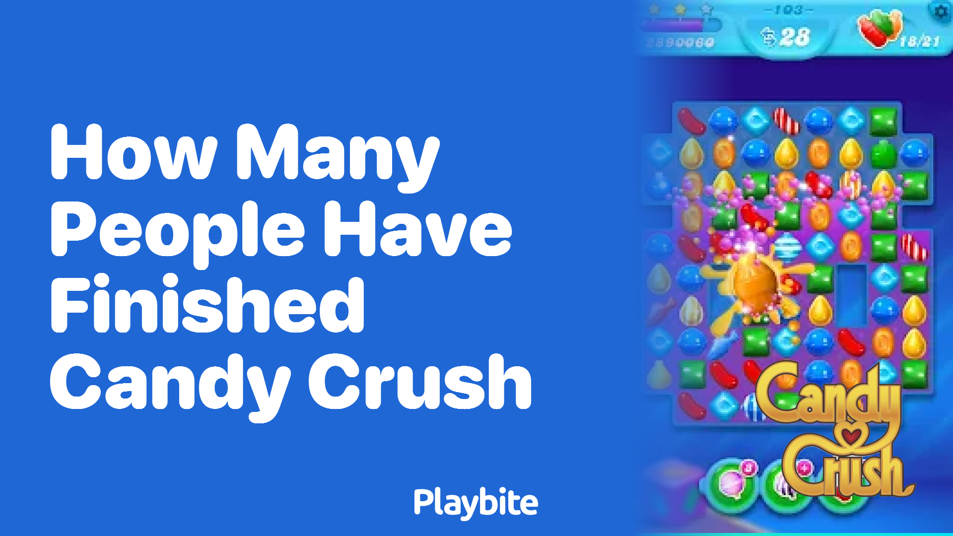 How Many People Have Finished Candy Crush?