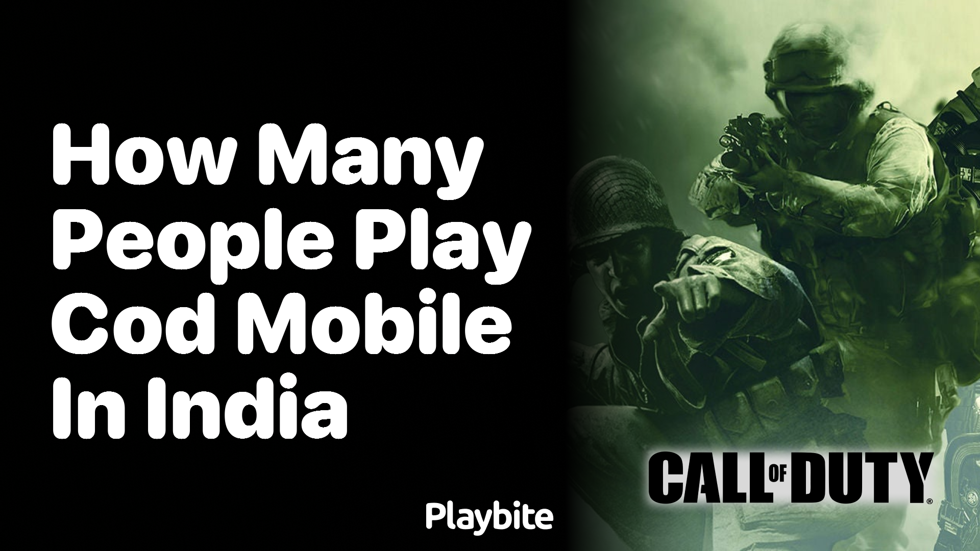 How Many People Play COD Mobile in India?