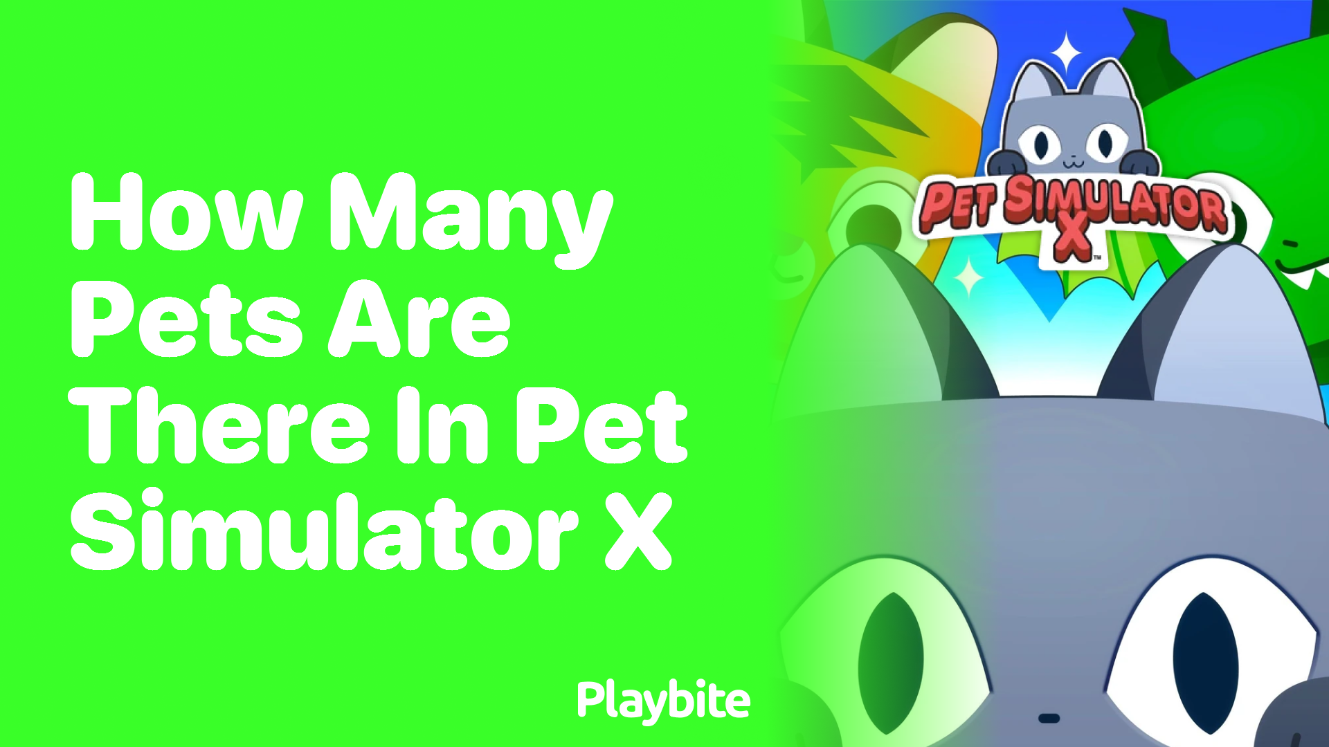 How Many Pets Are There in Pet Simulator X?