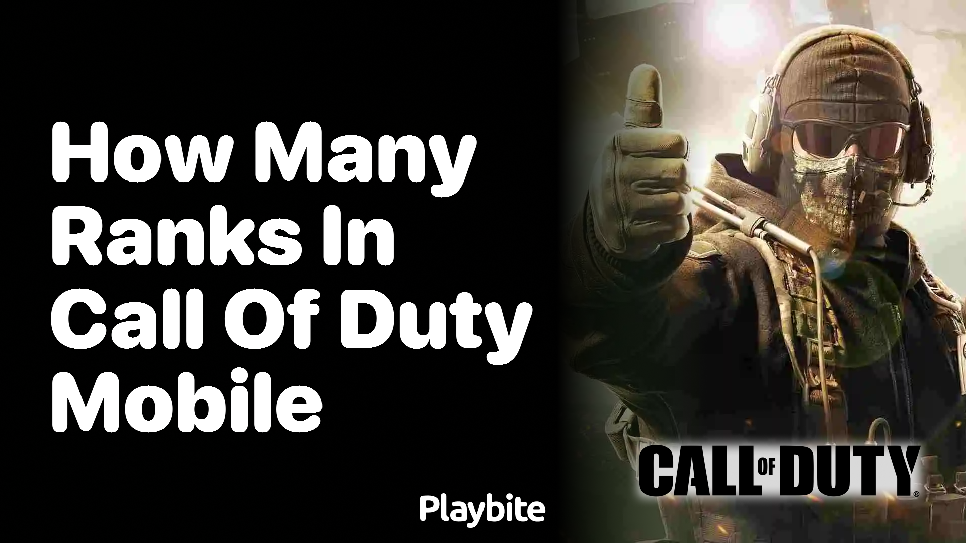 How Many Ranks Are in Call of Duty Mobile?