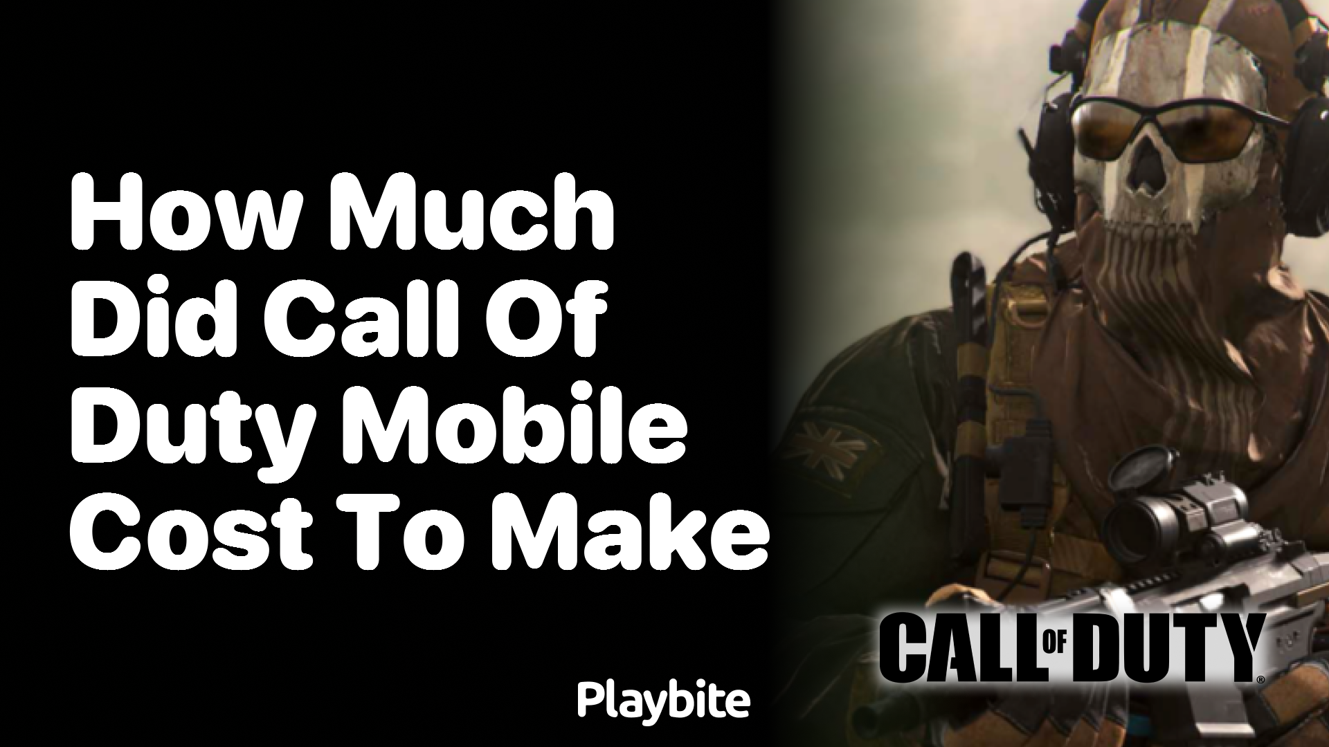 How Much Did Call of Duty Mobile Cost to Make?