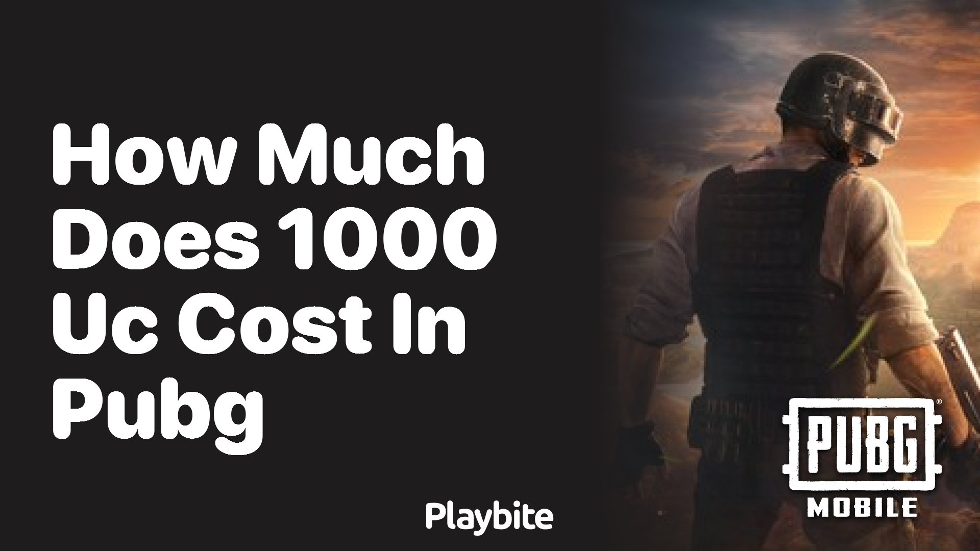 How Much Does 1000 UC Cost in PUBG?