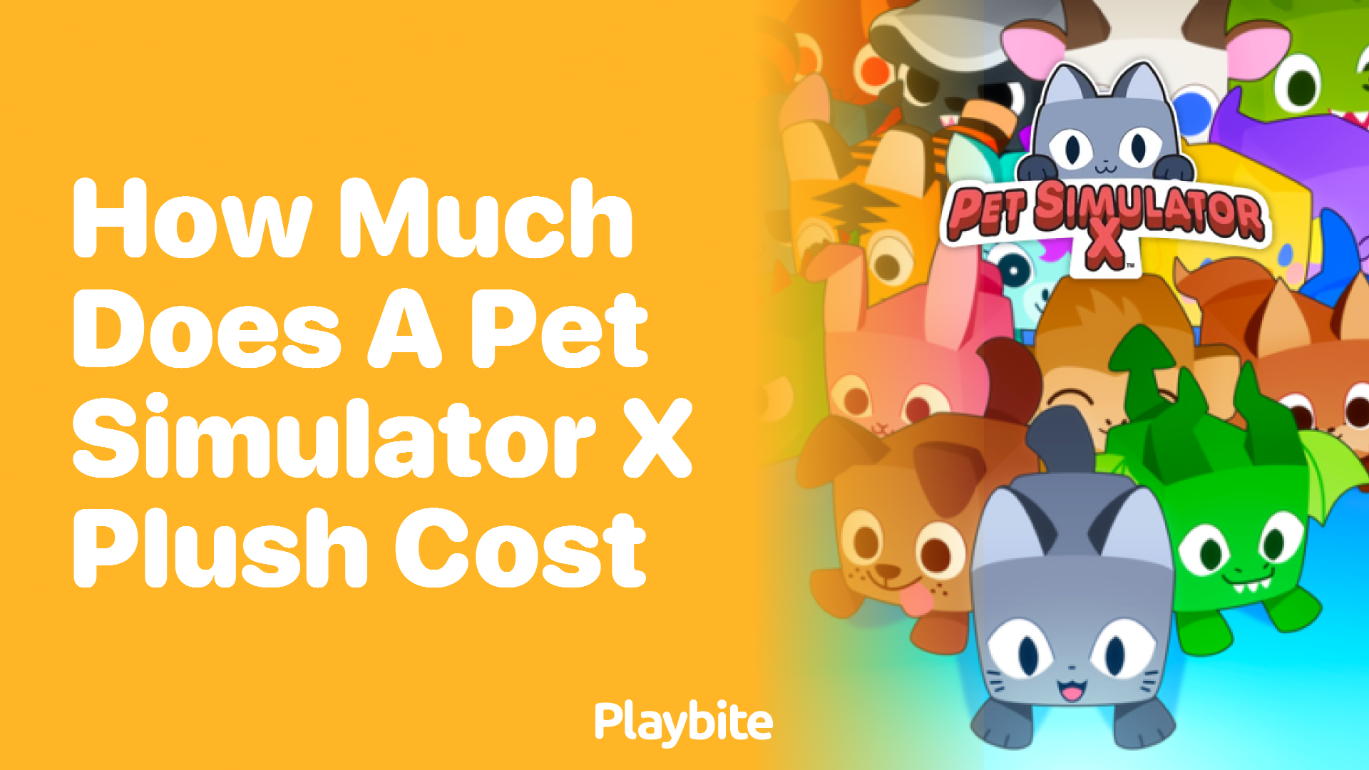 How Much Does a Pet Simulator X Plush Cost?