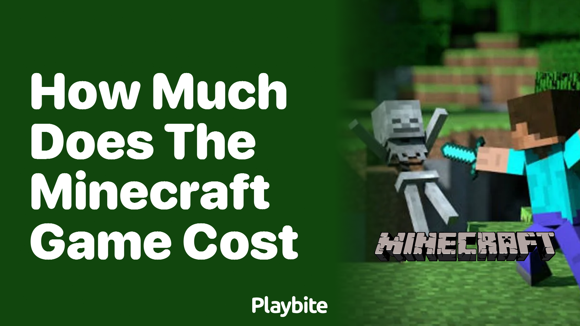 How Much Does The Minecraft Game Cost?