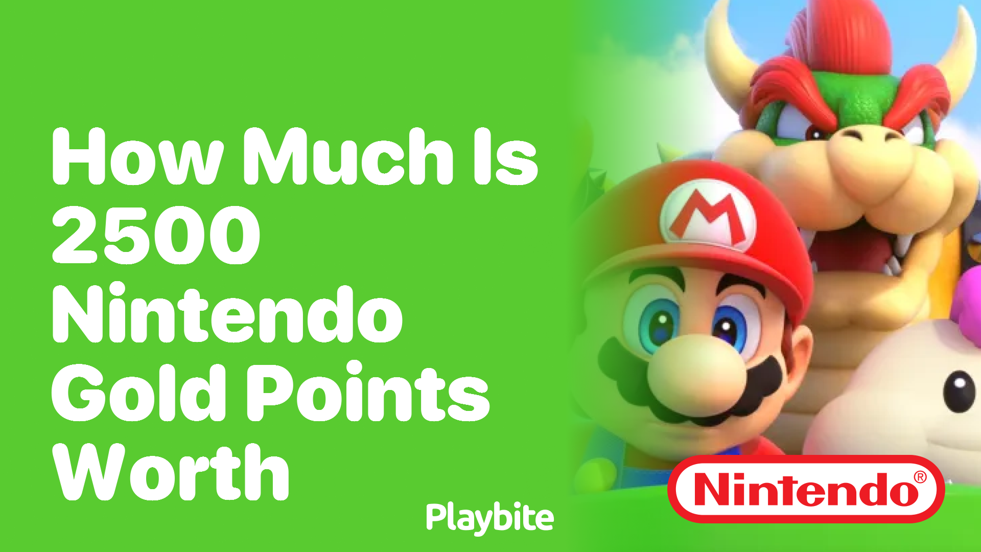 How Much Is 2500 Nintendo Gold Points Worth?