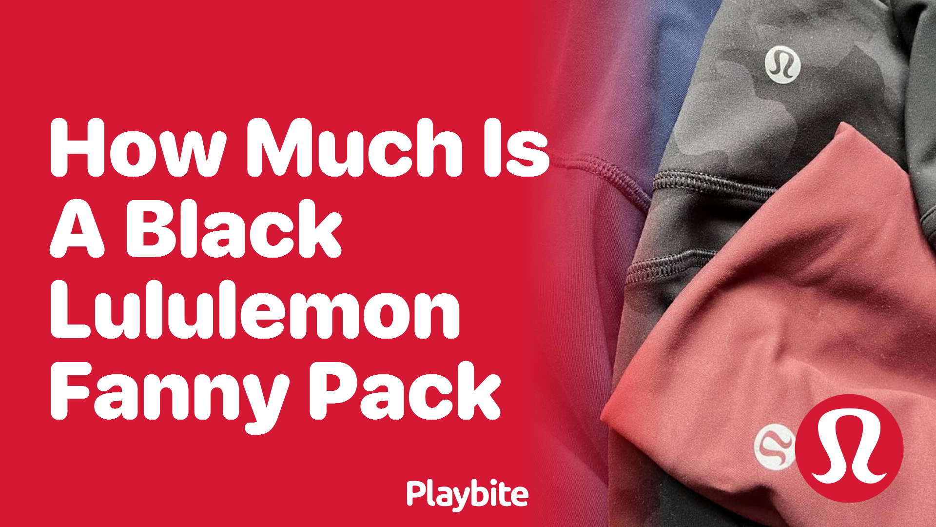 How Much Does a Black LuluLemon Fanny Pack Cost?