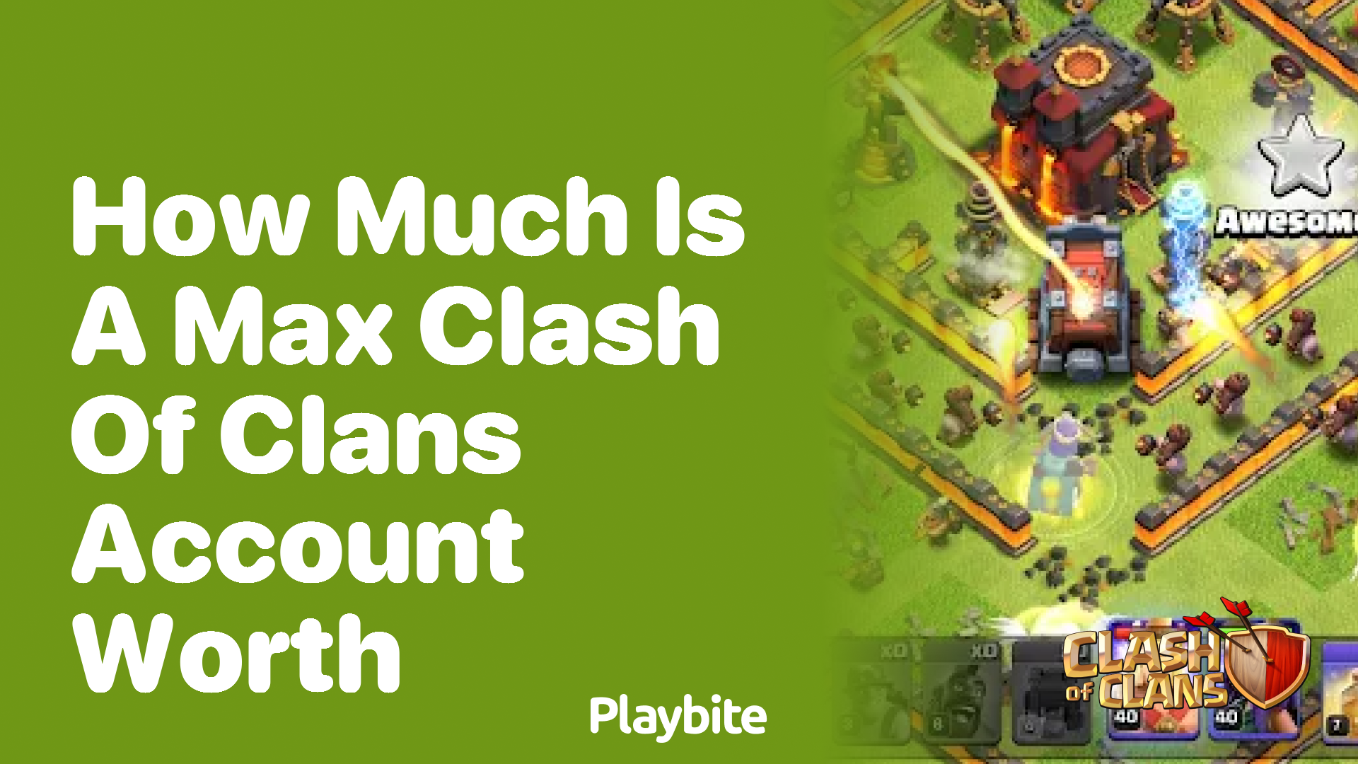 How Much Is a Max Clash of Clans Account Worth?