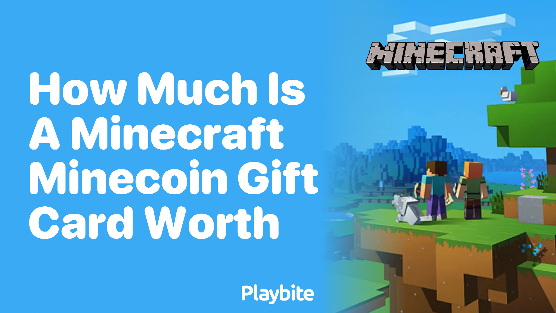 How Much is a Minecraft Minecoin Gift Card Worth?